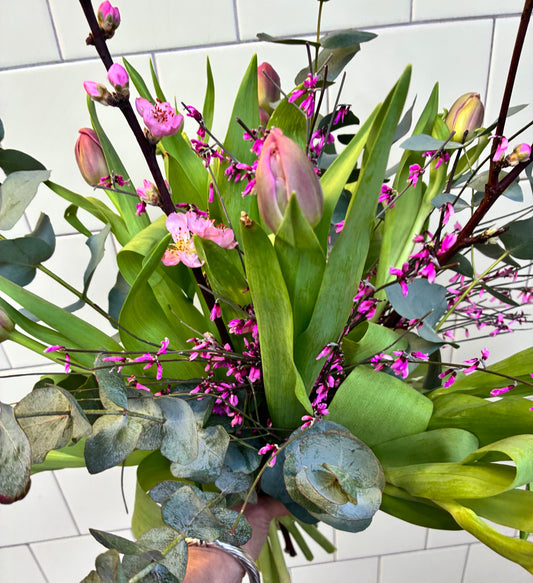 Tulip & Blossom Mother's Day Bouquet
